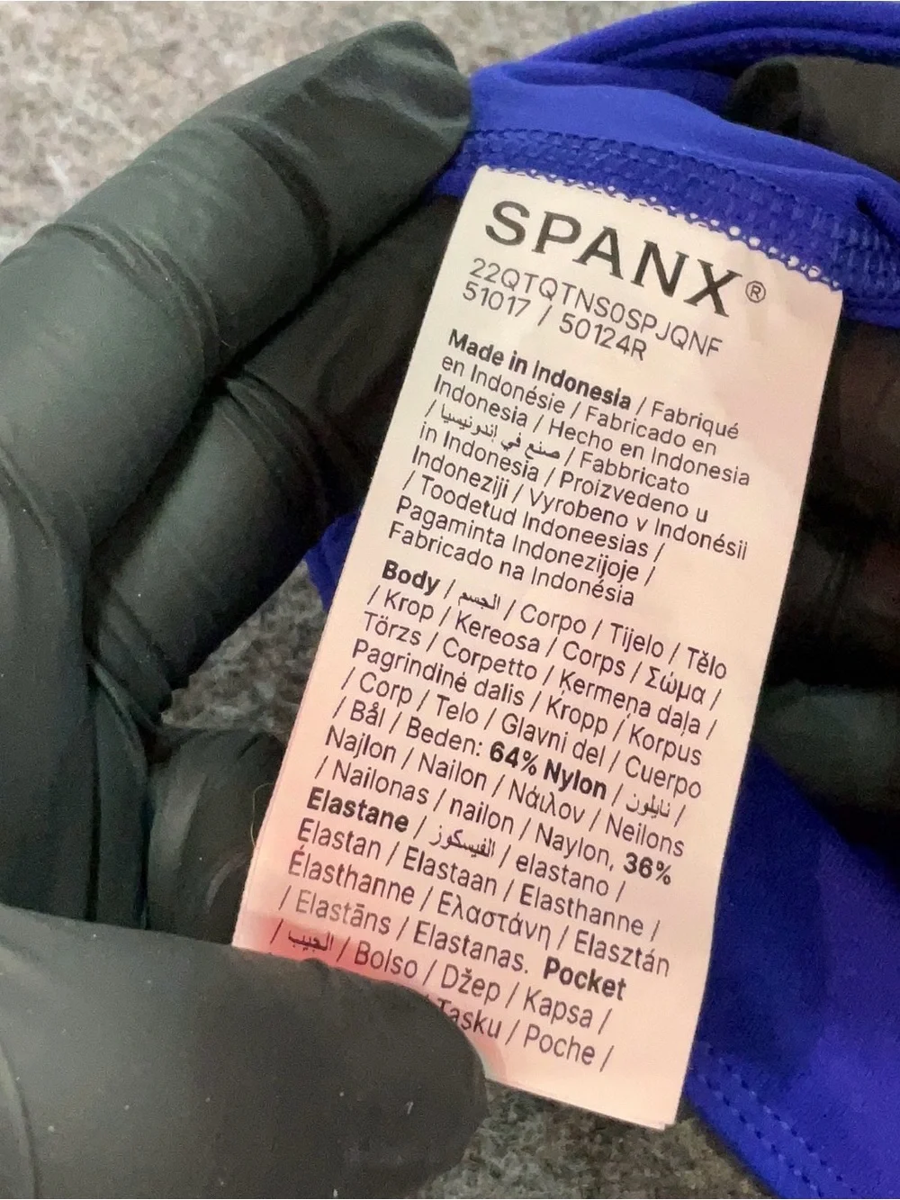 SPANX Royal Blue High-Waist Active High-waist Leggings